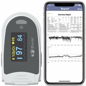 EMAY Sleep Oxygen Monitor Review: Track Blood Oxygen Levels Overnight